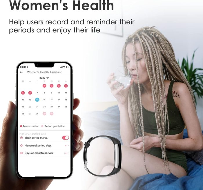 Fitness Tracker for Men and Women,Fitness Watch Waterproof with Activity Tracker and Sleep Monitor,Smart Watch for Android and iOS Phones - Image 5